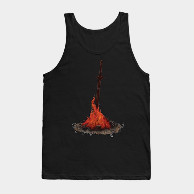 Coiled Sword Tank Top by Beckoid